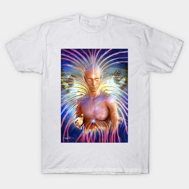 Transcendental Frequency T-Shirt by silviovieiraart